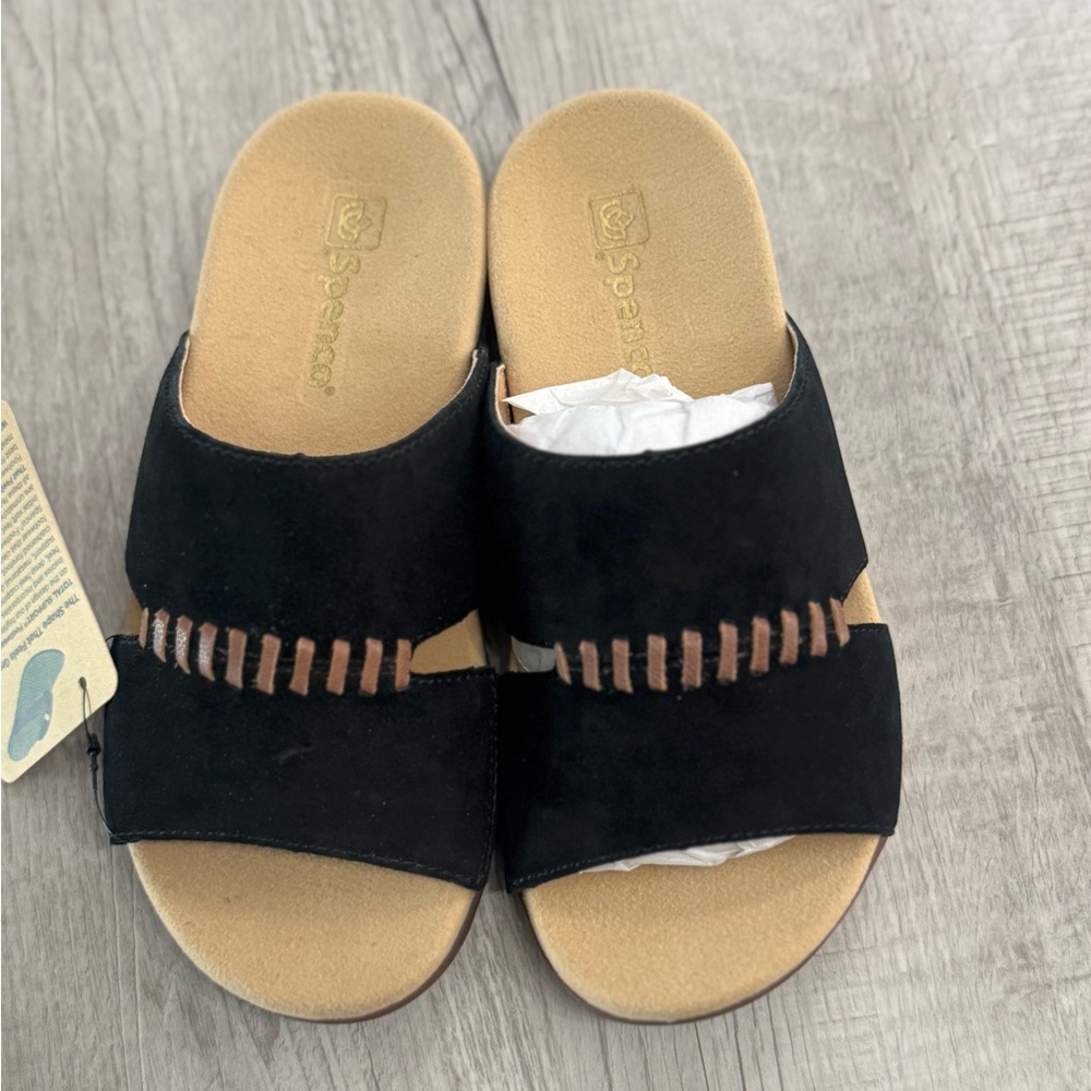 Black Women's Slide Sandals